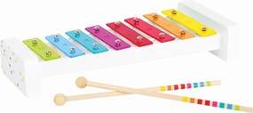 11117 Wooden Xylophone Sound Colourful Musical Instrument for Children with Sheet Music from 18 Months