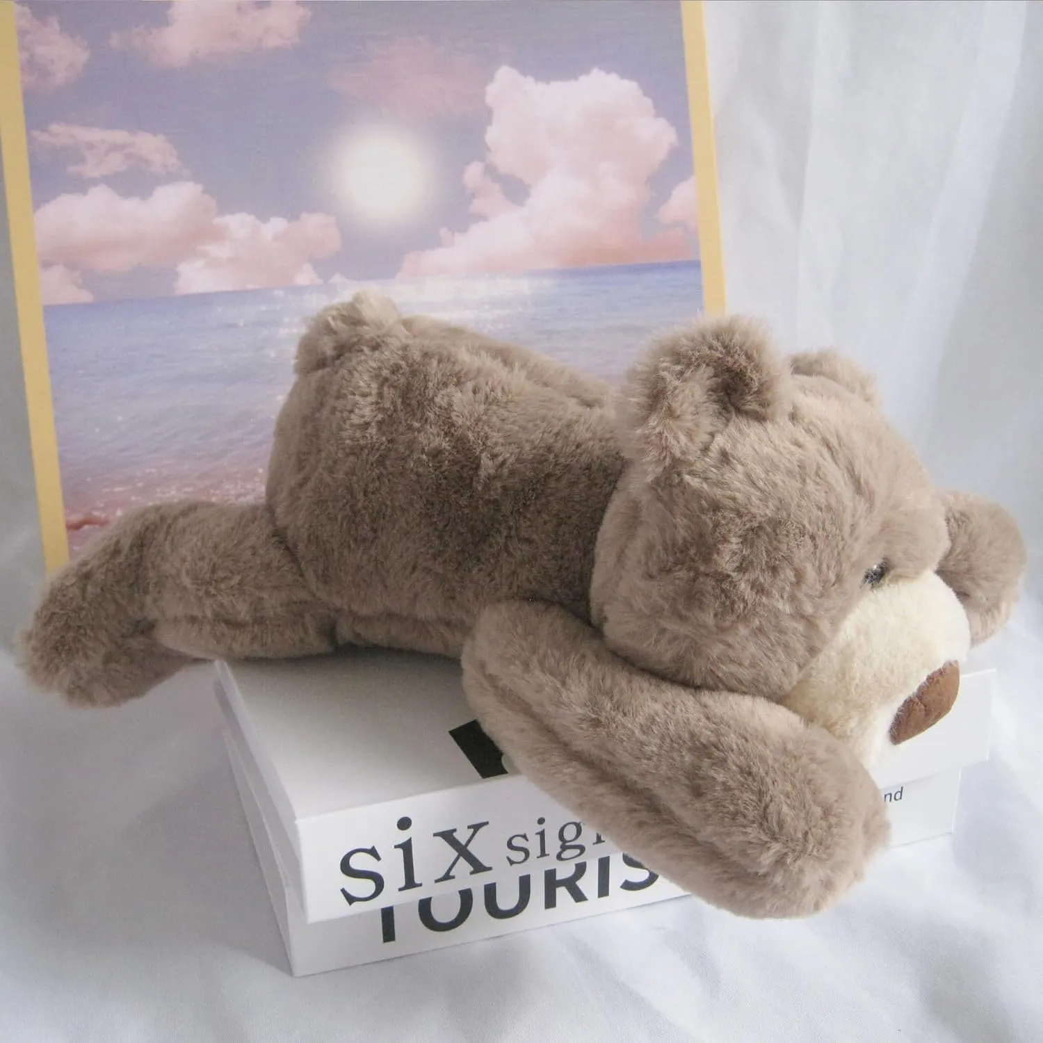 11.8'' Cute Brown Bear Plush Toys,Teddy Bear Stuffed Animals Toys Dolls, Soft Plush Hugging Body Pillow Gifts for Bedding, Birthday for Kids，Girls and Boys (Brown Bear)