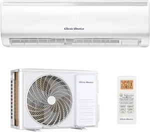 12000 BTU Mini Split AC & Heat Pump, WiFi/Alexa Enabled, 600 Sq Ft Coverage, Inverter Tech, 19 SEER2, 120V, Ductless System