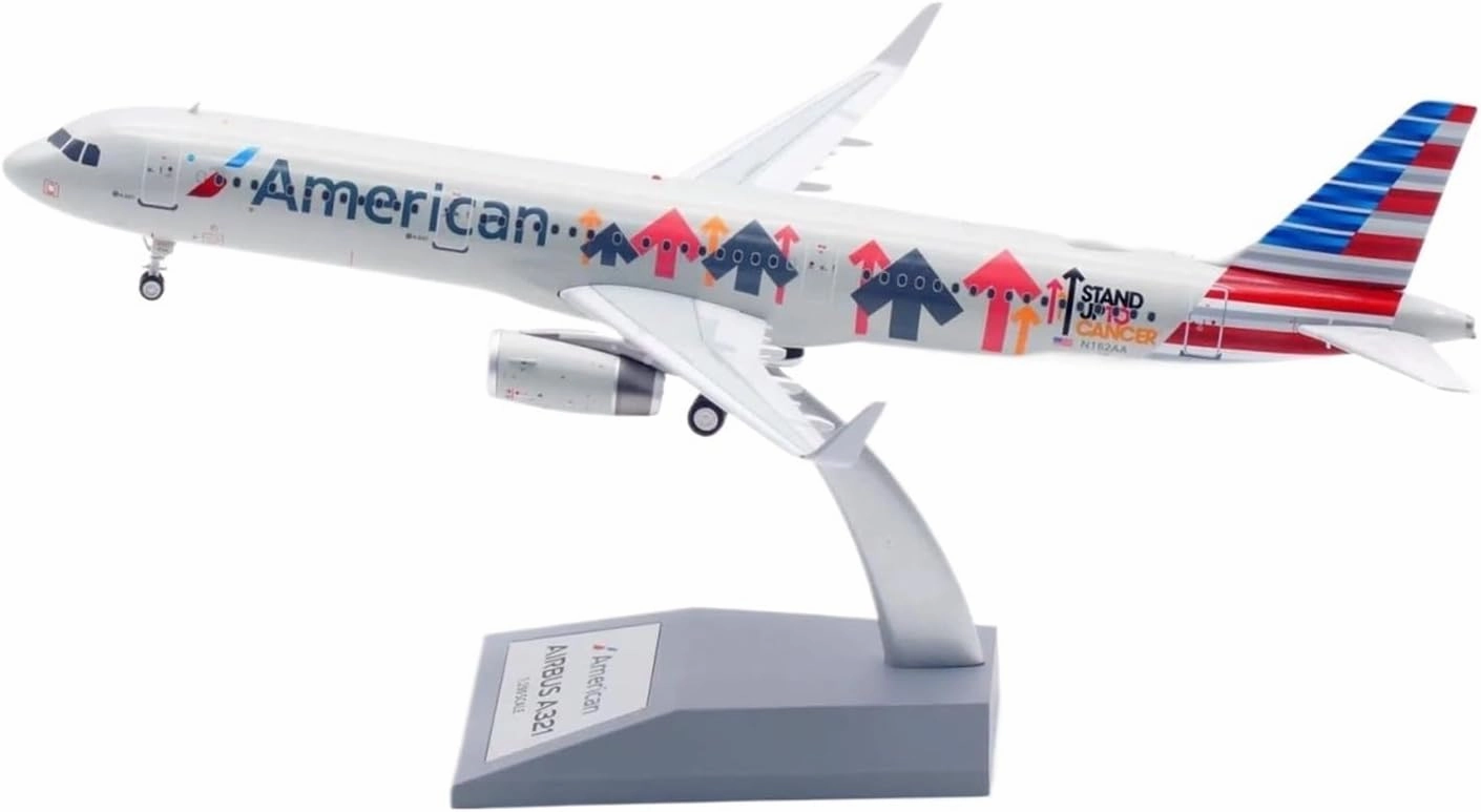 1:200 for A321 N162AA Diecast Alloy Plane Model Office Decoration Souvenir