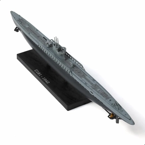 1/350 U-181-1942 WWII German Kriegsmarine Submarine Battleship Model Type IXD2 U-Boat Miniature Warld War II Alloy Metal Diecast Military Model with Display Stand Collection Gift for Adult