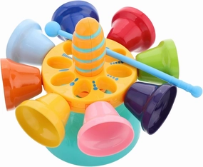 1 Set Rotating Bell Educational Musical Percussion Instrument for Engaging Design for Home Daycare Enhances Motor Skills Musical Appreciation