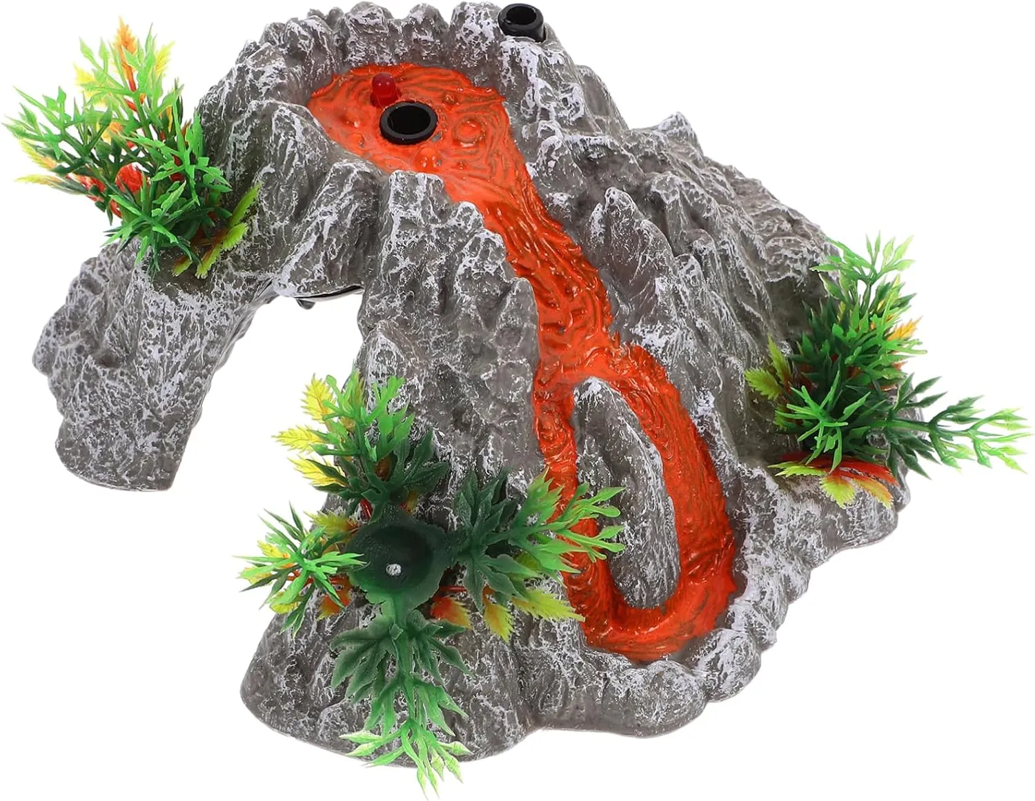1Set Imitation Volcano Model with Effects Dynamic Lighting Dinosaur Sounds Engaging Desktop Decor for Learning Play for Volcano Themed Parties Educational