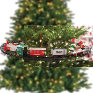 23pc Light Up And Musical Around The Tree Train Set