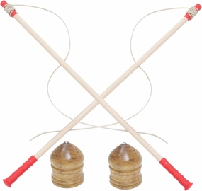 2sets Boy Girl Solid Gyro Toys for Outdoor Fitness Lightweight Tops for Boy Girl Adults Retro Wooden Gyroscopes