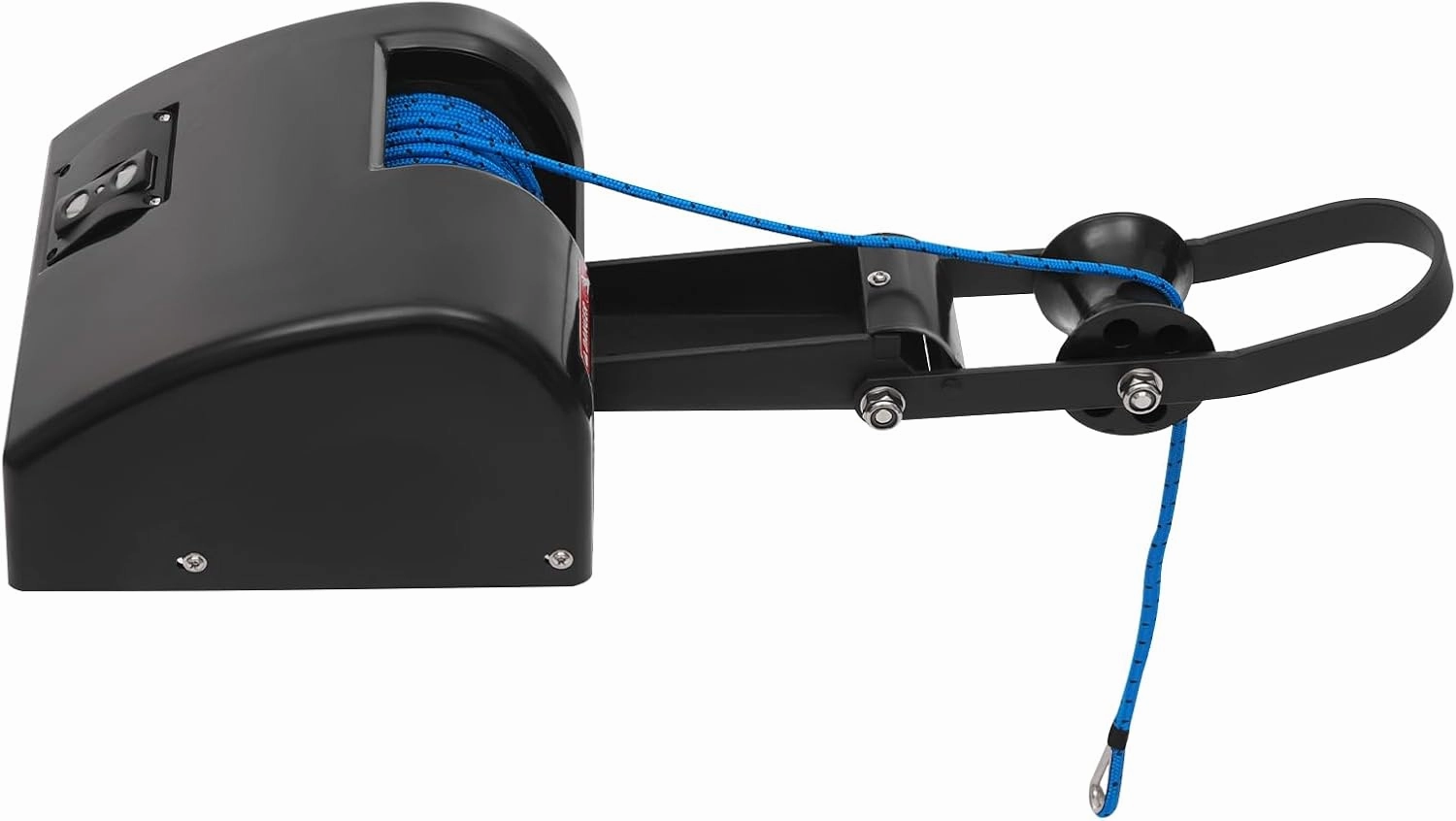 35Lbs Electric Anchor Winch, Boat Anchor Winch Kit 12V Boat Anchor Wench with Wireless Remote Control & 100ft Anchor Rope Windlass Anchor System for 24ft Pontoon Boat