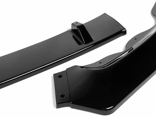 3 Pieces Front Bumper Lip Spoiler Splitter Side Body Kit Trim Protection Compatible with 2013-2016 Ford Fusion Mondeo, 2014 2015 (Painted Black)