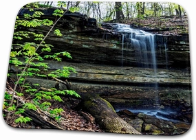 3dRose Boehm Photography Landscape - Upper Plateau Falls - Bathroom Bath Rug Mats (rug-212913-1)