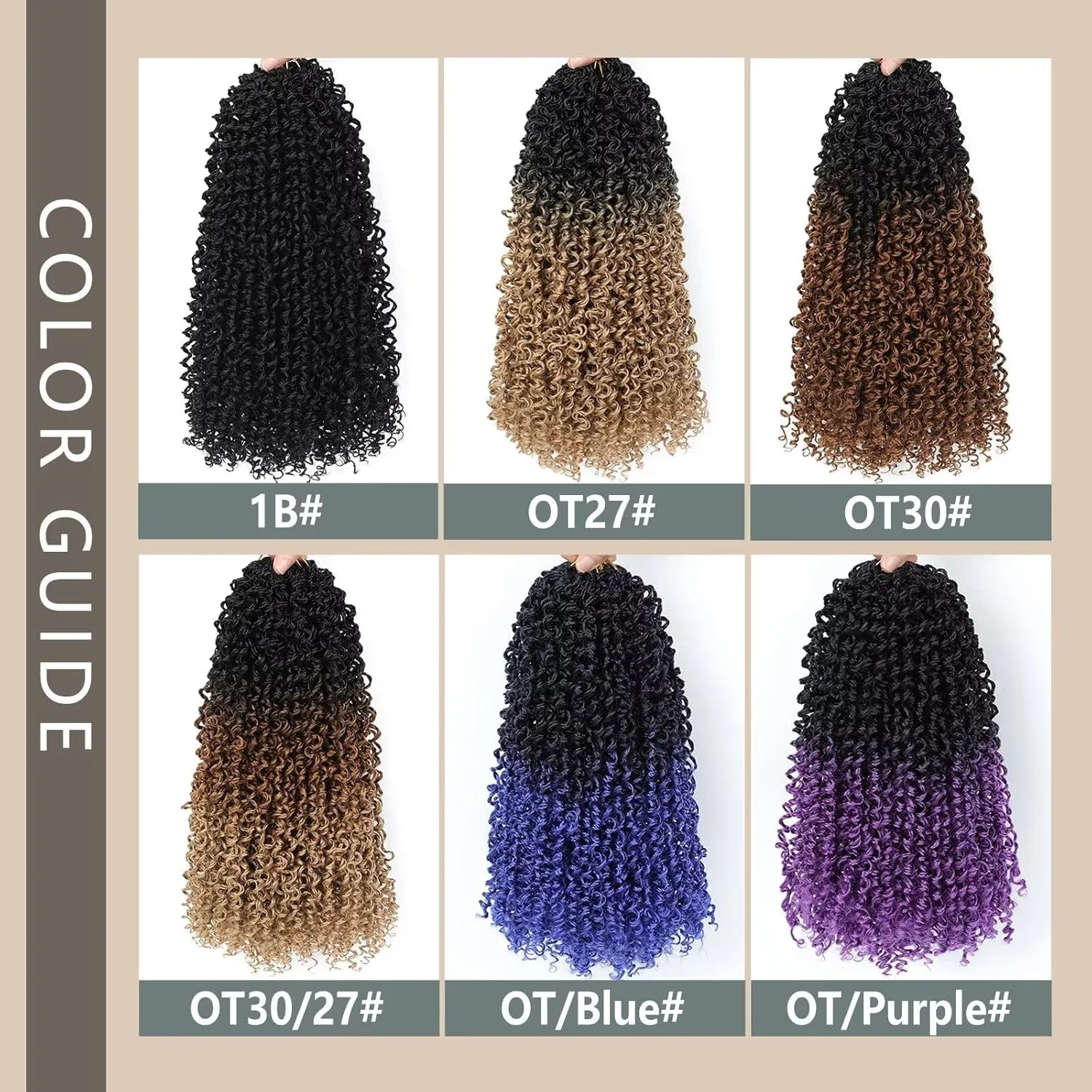 8 Packs Yanky Twist Crochet Hair Pre-twisted Mini Senegalese Twist Braids 12inch Crochet Passion Braids Protective Hairstyle Synthetic Braiding Hair Extention for Black Women(#OT27)