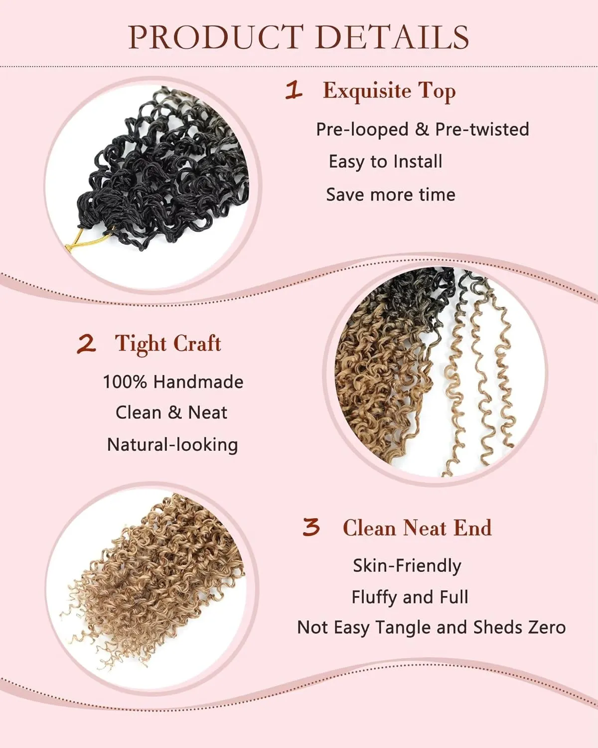 8 Packs Yanky Twist Crochet Hair Pre-twisted Mini Senegalese Twist Braids 12inch Crochet Passion Braids Protective Hairstyle Synthetic Braiding Hair Extention for Black Women(#OT27)