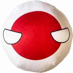 8-Inch Countryball Plushie – Soft and Cute National Ball Toy – Collectible Gift for Fans, Kids, and Plush Enthusiasts (8.Japan)