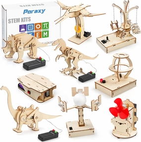 9 in 1 STEM Science Kits for Kids 8-10-12, Toys for Ages 8-13, Gifts for 8 9 10 11 12 13 Year Old Boys and Girls, Robot Crafts Building Kits, Educational Engineering Experiments Projects