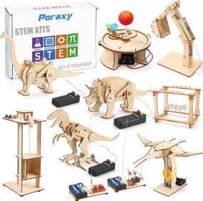 9 in 1 STEM Science Robot Kits for Kids 8-10-12, Toys for Ages 8-13, Gifts for 8 9 10 11 12 13 Year Old Boys and Girls, Crafts Building Kits, Educational Engineering Experiments Projects