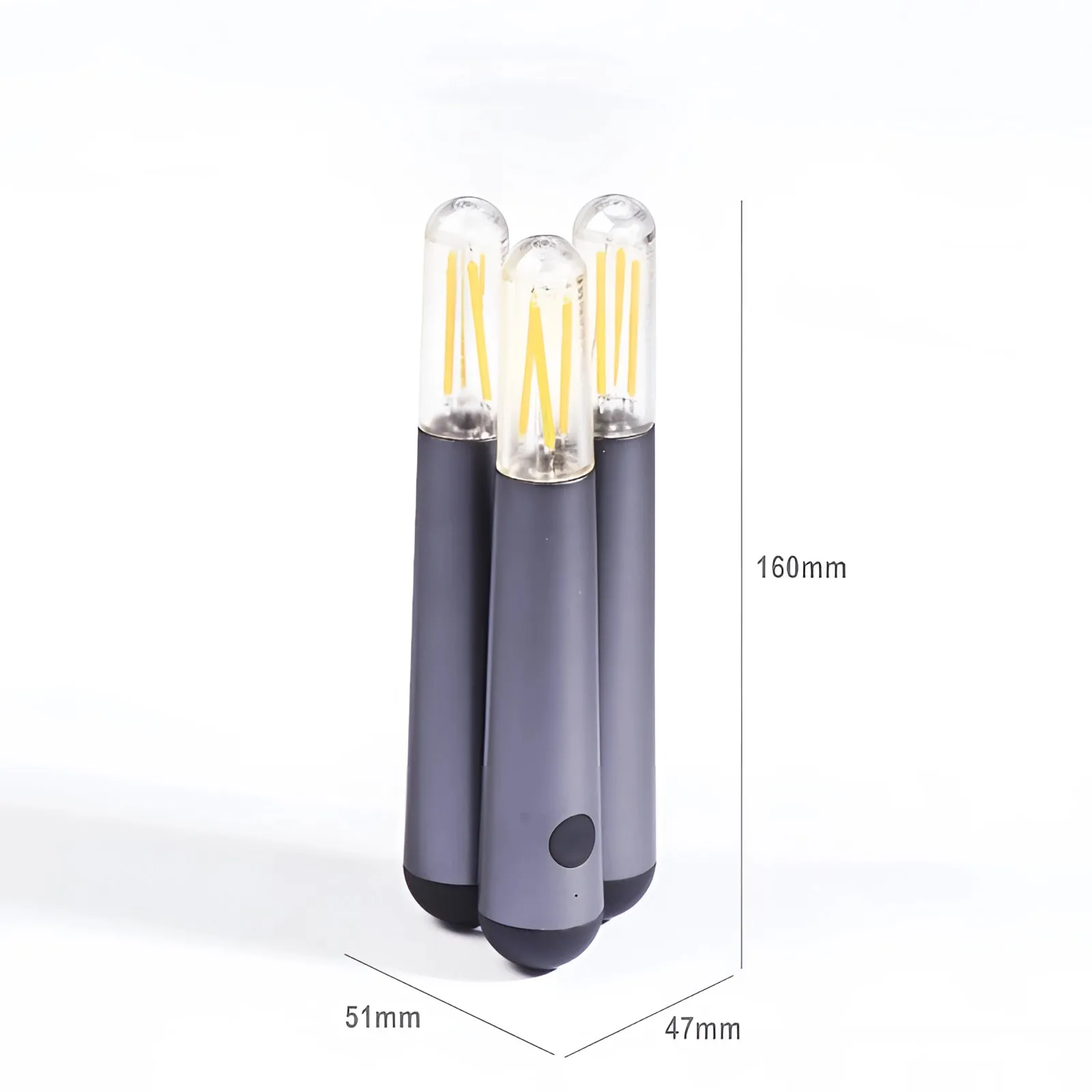Adjustable Brightness LED Table Lamp - Rechargeable, Modern Design