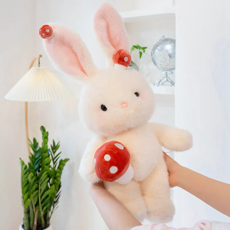 Adorable Mushroom Bunny Plush