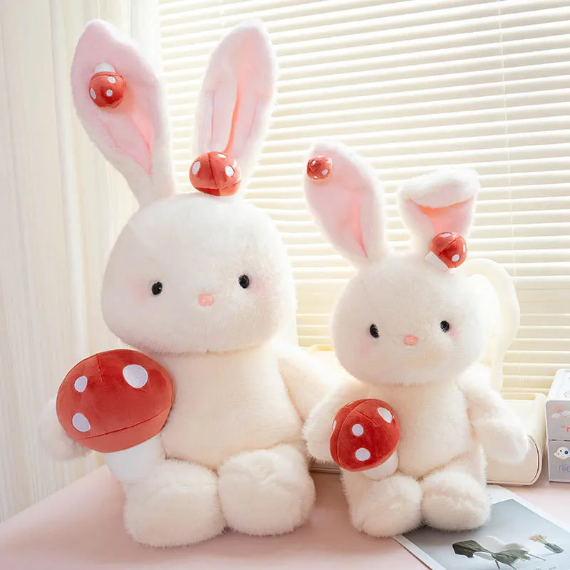 Adorable Mushroom Bunny Plush