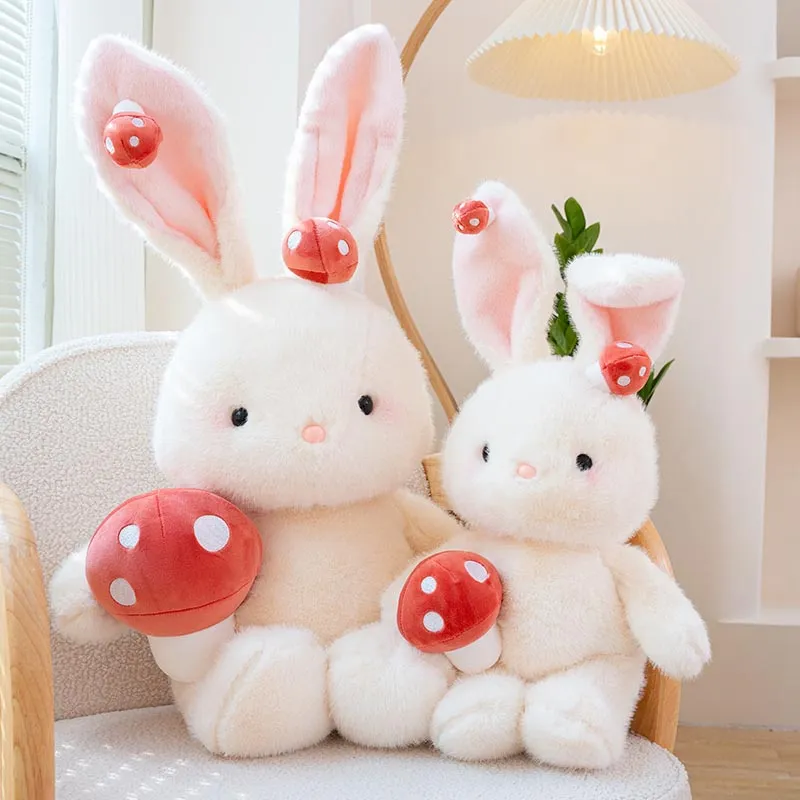 Adorable Mushroom Bunny Plush