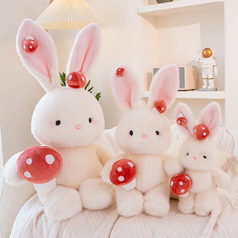 Adorable Mushroom Bunny Plush