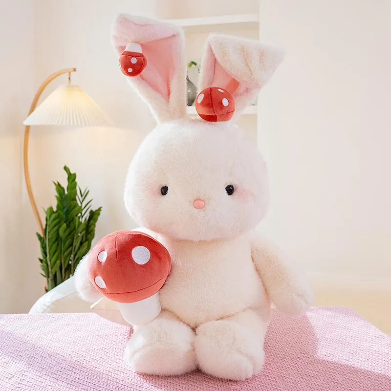 Adorable Mushroom Bunny Plush