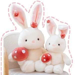 Adorable Mushroom Bunny Plush