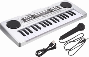 Adorable Key Simulation Piano for Microphone Multipurpose Musical Education Plaything for Developing Hand Eye Coordination and Hearing Skills Birthday