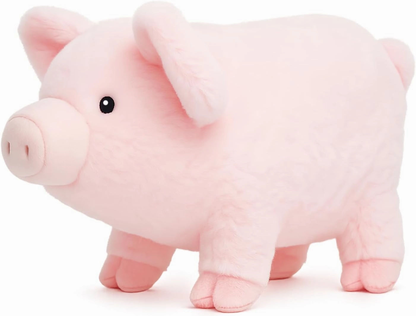 Adorable Pink Pig Plush Toy - 12 Inch Soft & Cuddly Stuffed Animal Piggy, Perfect for Kids, Babies, Toddlers - Cute Farm Animal Gift