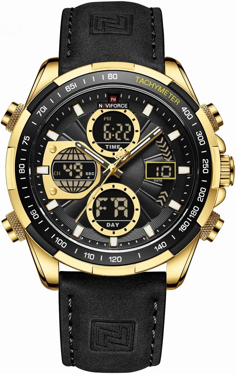 AIMES Watch for Men Sport Military Waterproof Chronograph Mens Watches Analog Quartz Big Face Classic Stylish Fashion Casual Designer Business Work Wrist Watch Elegant Gift for Men