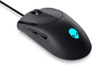 Alienware AW320M Wired Gaming Mouse, USB-A, Optical Sensor, 6 Configurable Buttons, Black