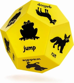 Animal Dice Game - Gross Motor Toys for Toddlers 3-5, Outdoor and Indoor Activities for Kids, Pre School Games, Recess Toys for Elementary Outside