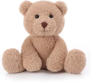 Apricot Lamb Clever Bear Jack Stuffed Animals for Kids, Soft Cute Plush Toys for Baby Girl and Boy, 7 Inches