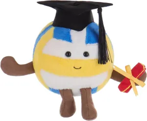 Apricot Lamb Graduated Volleyball Stuffed Animals for Kids, Soft Cute Plush Toys for Baby Girl and Boy, Fluffy Graduated Volleyball