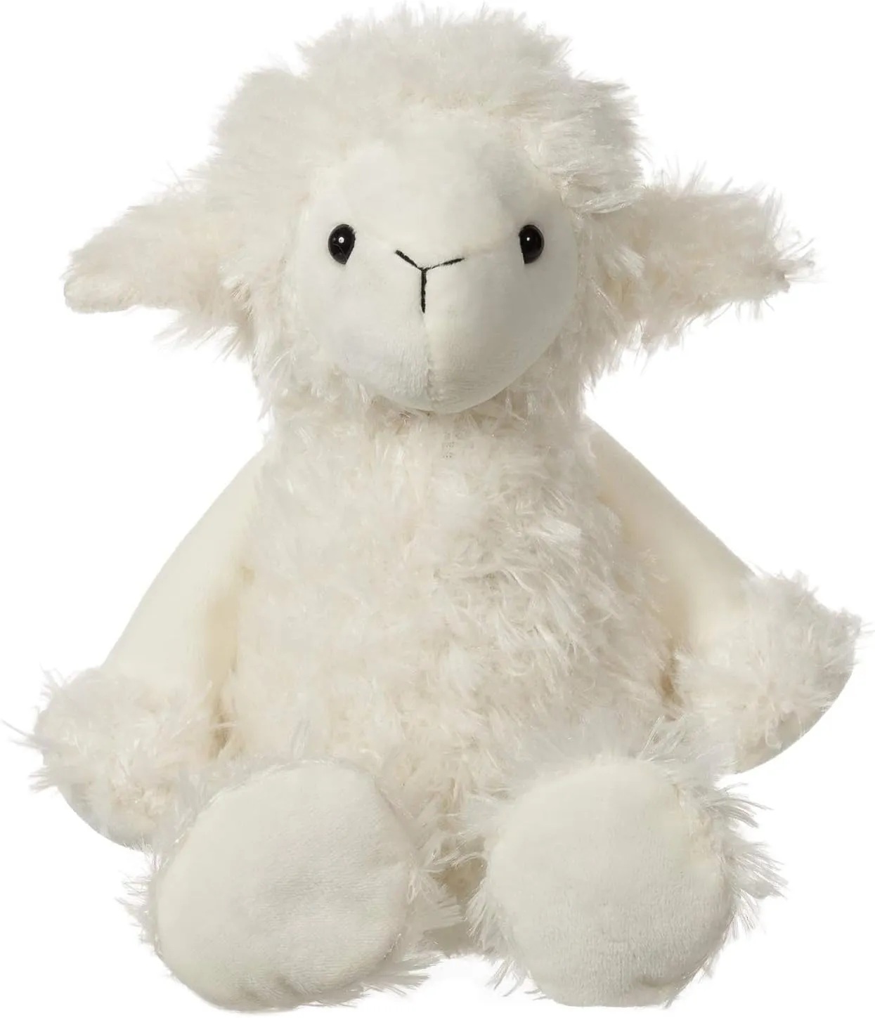 Apricot Lamb Lamb Plush Stuffed Animals for Kids, Soft Cute Plush Toys for Baby Girl and Boy, Fluffy Lamb White 7.9 Inches