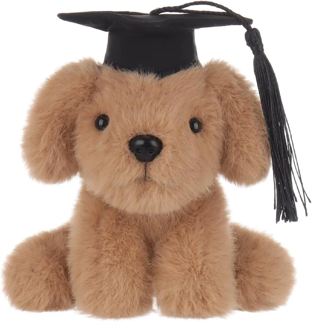 Apricot Lamb Taupe Graduated Labrador Stuffed Animals for Kids, Soft Cute Plush Toys for Baby Girl and Boy, Fluffy Taupe Graduated Labrador 5.2 Inches