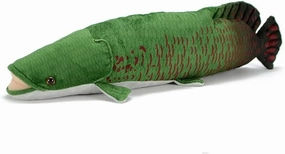 Arapaima Gigas Stuffed Animals Soft Plush Toy Kids Cuddly Fluffy Plushie Doll for Girls Boys Babies Toddlers Girlfriends (19")