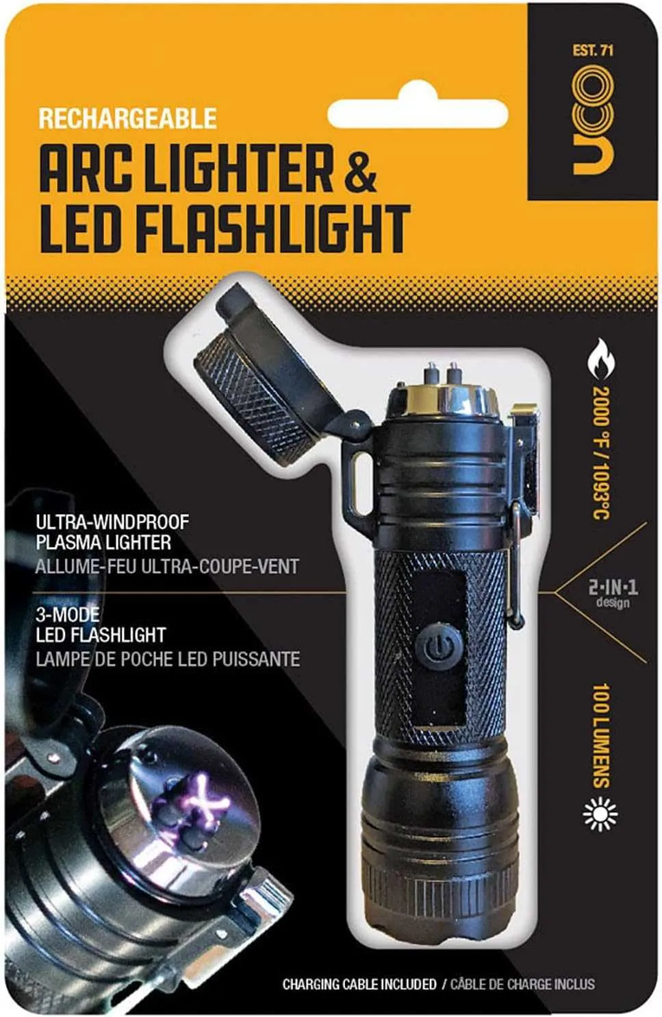 Arc Flashlight and Lighter