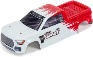 ARRMA 1/10 Painted Body, Red: Granite 4X4 MEGA, ARA402303