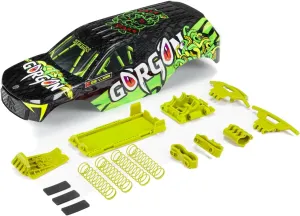 ARRMA Gorgon Painted Decaled Body Set (T1 Fluoro YEL), ARA402349