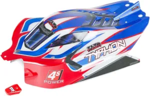 ARRMA Typhon TLR Tuned Finished Body Red/Blue, ARA406164