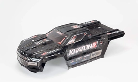 ARRMA 1/5 Painted Body, Black: KRATON 4X4 8S EXB, ARA409008