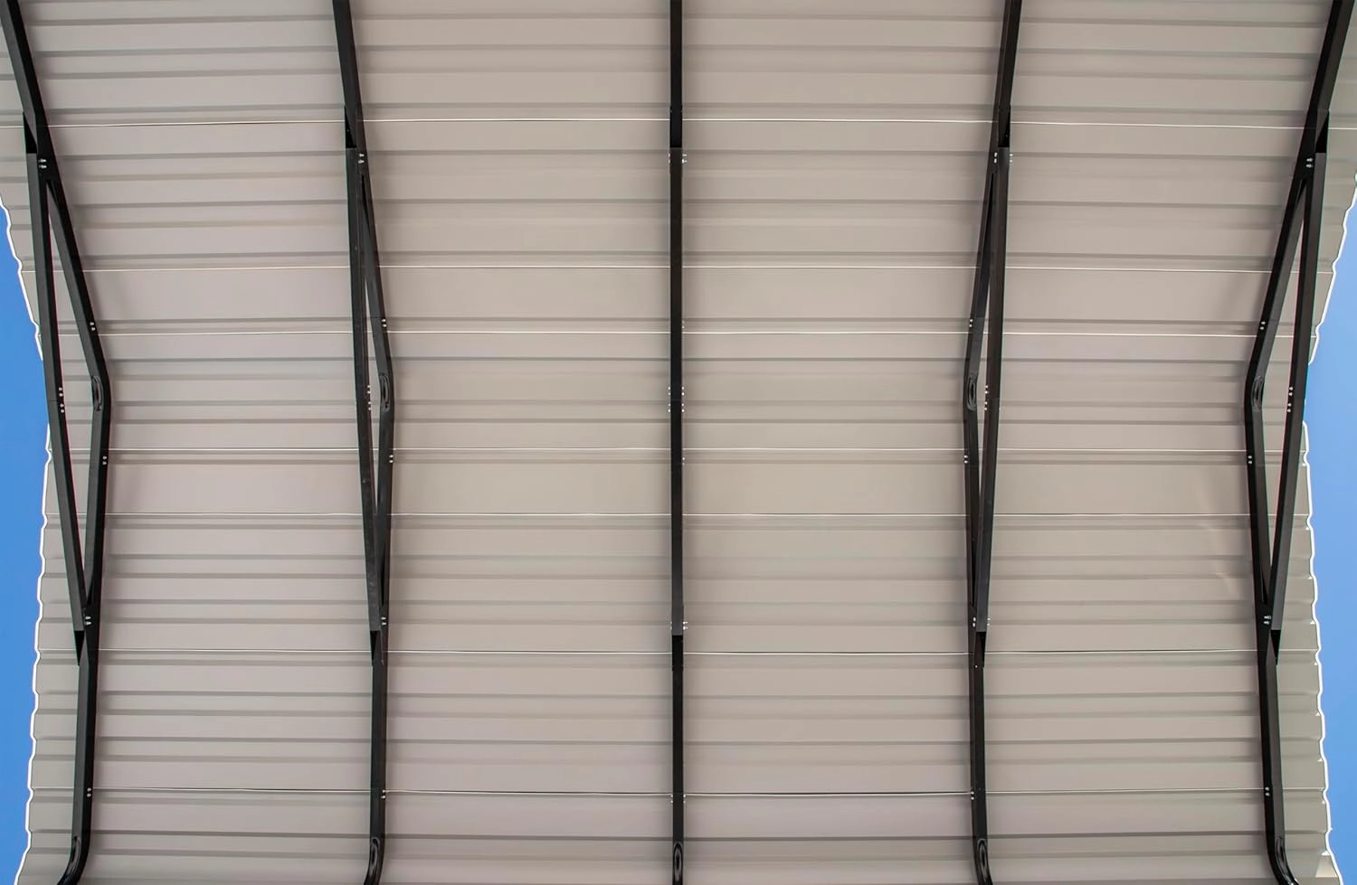 Arrow Carports Galvanized Steel Carport, RV Metal Carport Kit, 14' x 51' x 14', Charcoal