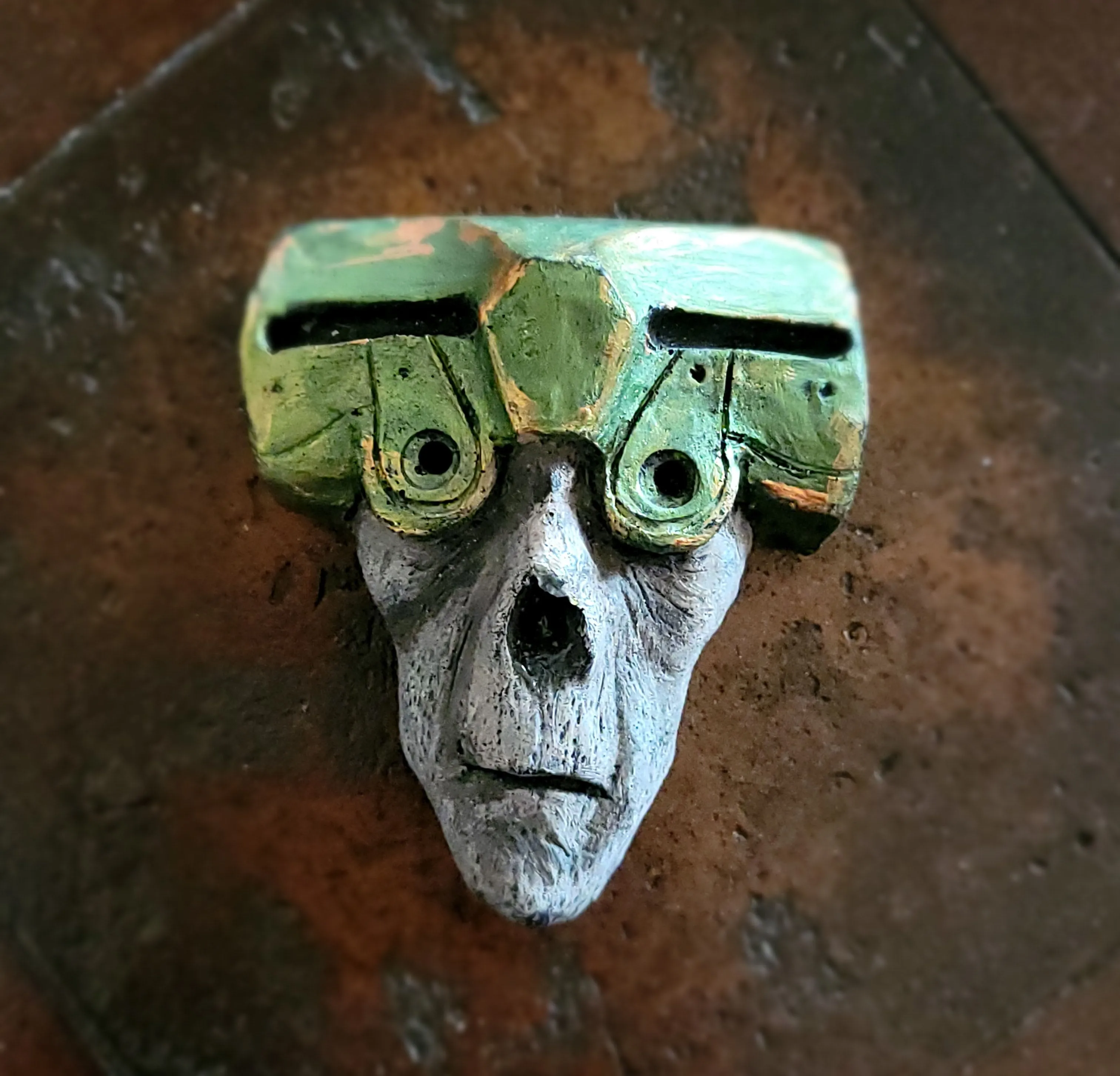 AstroZombie 3D Sculpted Magnet: Unveiling Otherworldly Undead Intrigue