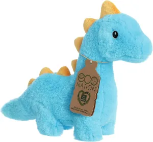 Aurora® Responsibly Made Eco Nation™ Dipper Diplodocus Stuffed Animal - Ideal for Playtime Adventures - Perfect for Birthdays or Just Because - Blue 8 Inches