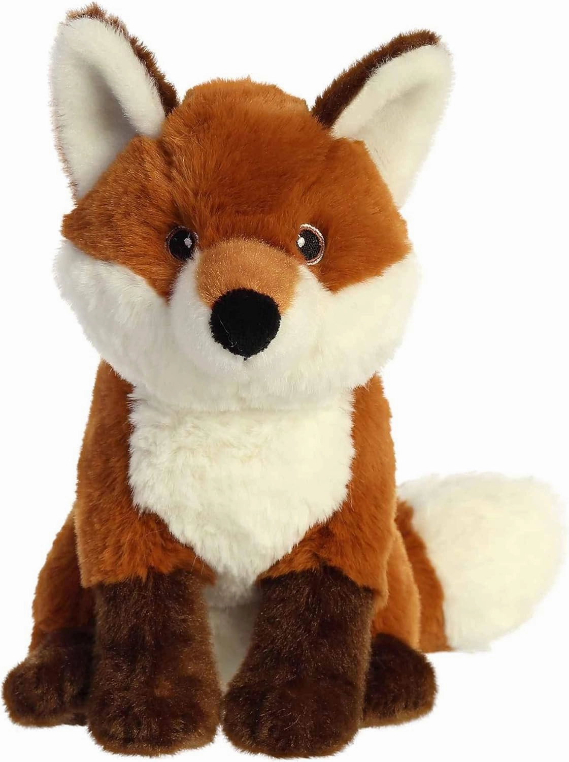 Aurora® Responsibly Made Eco Nation™ Fox Stuffed Animal - Ideal for Playtime Adventures - Perfect for Birthdays or Just Because - Red 9 Inches