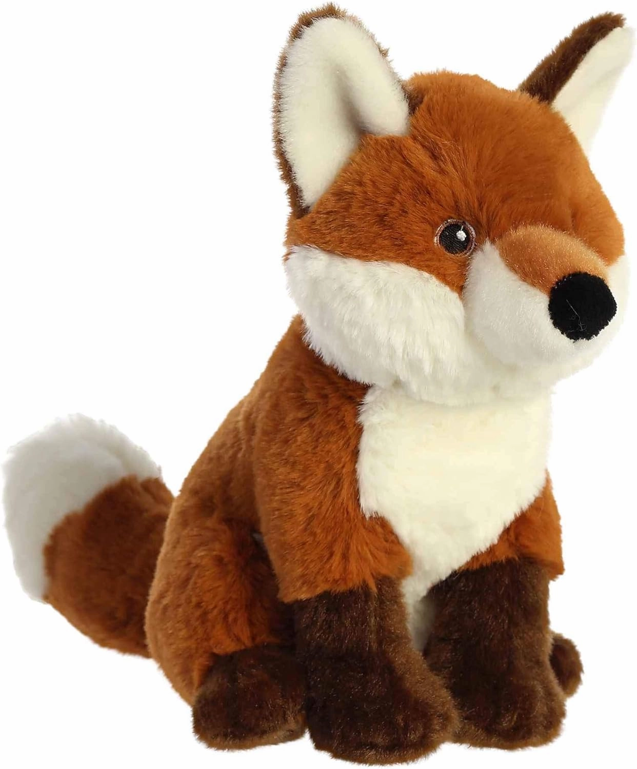 Aurora® Responsibly Made Eco Nation™ Fox Stuffed Animal - Ideal for Playtime Adventures - Perfect for Birthdays or Just Because - Red 9 Inches