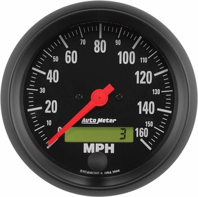 Auto Meter 2688 Z-Series 3-3/8" Electric Speedometer (0-160 MPH, 85.7mm)
