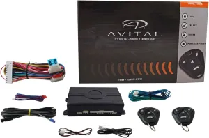 Avital 3100LX 1-Way Keyless Entry Car Alarm w/Failsafe Ignition Kill & 2 Remotes