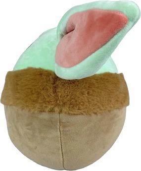 Baby Yoda Squish Plush Toy, Grogu Stuffed Animal Kids Plushie, The Child Mandalorian Soft Kawaii Pillow Doll Gift Light Green (Medium)