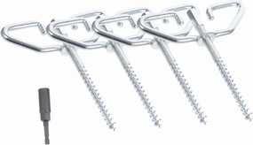 Balacoo Electric Ice Nails Set for Shelter Steel Tent Stakes Insulated for Winter