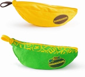 Bananagrams Classic & My First Bundle. Fun Word Game Set for Kids & Families. Educational & Entertaining, Ages. Fast-Paced Word Play in a Convenient Portable Pouch