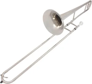 Bb Lacquer Silver Trombone Brass Alto Set With Storage Bag Mute Rod Accessories(Trombone set)
